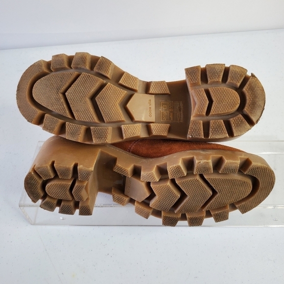 Dolce Vita Rubi Hiker Boot Size 8 Suede Snake Print Accent Chunky Y2K Lug Sole - Picture 8 of 15